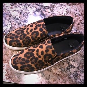 Leopard Slip Ons